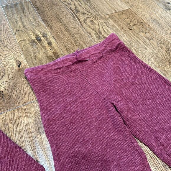 Girls Old Navy ribbed lounge set. Maroon. Sz XL - Picture 3 of 4